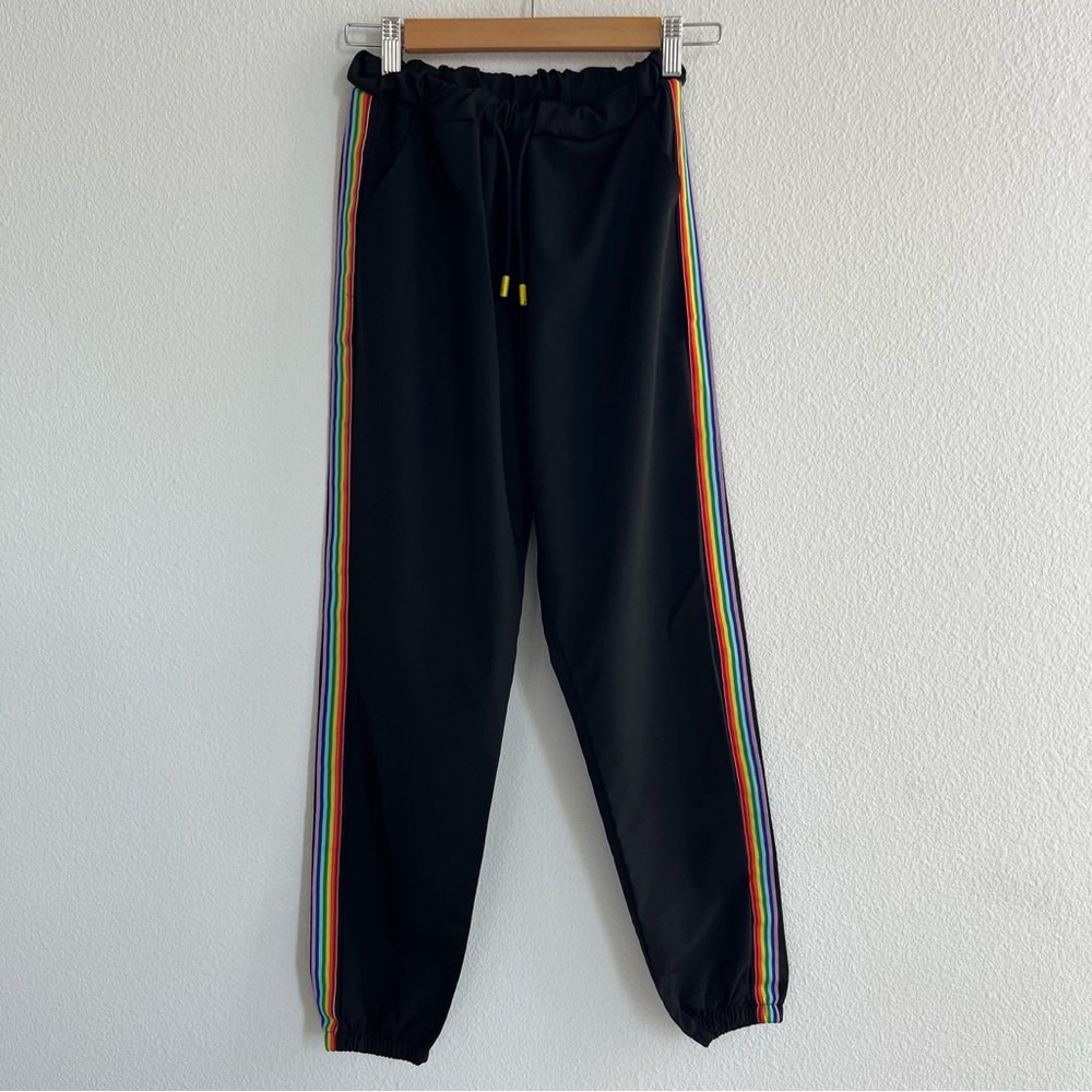 Black & Rainbow Pants